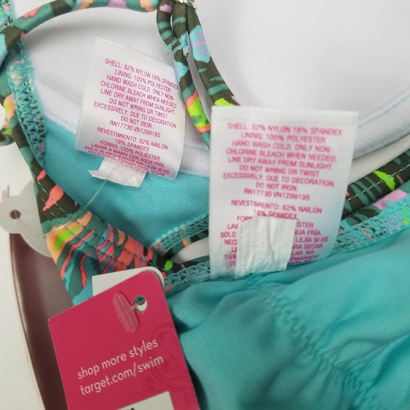 2 PC Xhilaration Bikini Push Up Top Lg Bottom XL - Picture 8 of 8